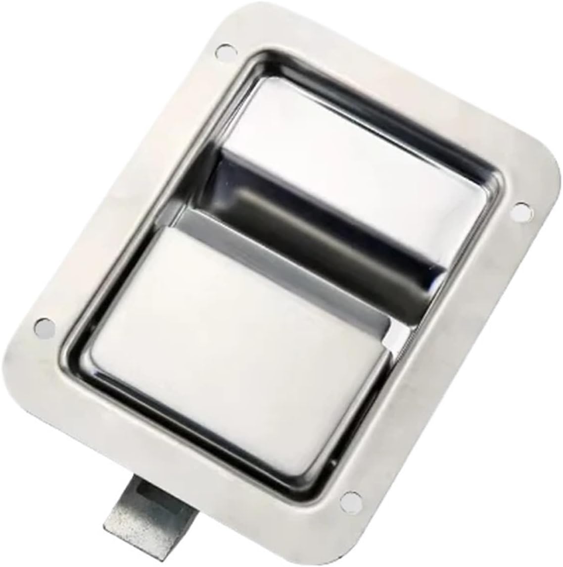 304 Stainless Steel Industrial Electrical and Mechanical Equipment Toolbox Embedded Container Door Lock 1Pcs(No Key)