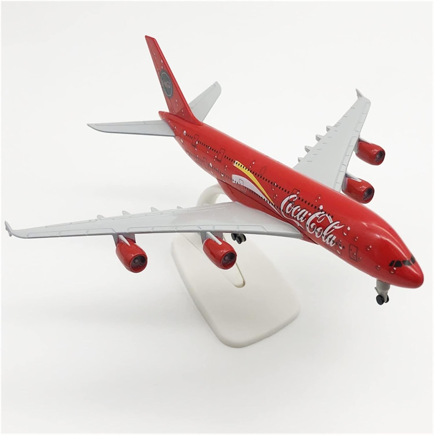 20CM Airplane Airbus Fit for A380 Aviation Model Toy Miniature Decorative Plastic Kit Hobby Playgame Kit