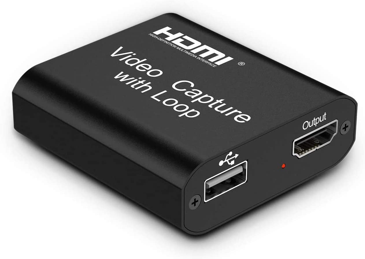 Video Capture Cards with Loop Out, 1080P 60FPS USB 2.0 HDMI Capture Live Streaming, HDMI Capture Compatible with PS4, Nintendo Switch, Xbox One&Xbox 360.-image-15