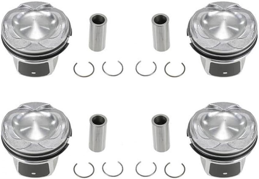 Compatible Car Engine Cylinder Piston Set Compatible with Mk2 Mondeo Mk5 Focus Mk3 1.5L DS7G-6105FA 79mm STD