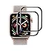OAproda 2 Pack Screen Protector for Apple Watch Series 4/Series 5 40mm [Full Coverage Easy Install] Bubble-Free High Transparency Protector Film with Installation Frame
