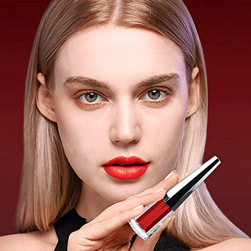 Healthcom 6 Pcs Empty Clear Lip Gloss Tubes Bottles Plastic Conical Bottles Cosmetic Container Refillable Lip Glaze Tube Vials Diamond Lip Balm Tube With Silver Lid Diy Lipstick Tube For Women Girl Makeup #TOP6