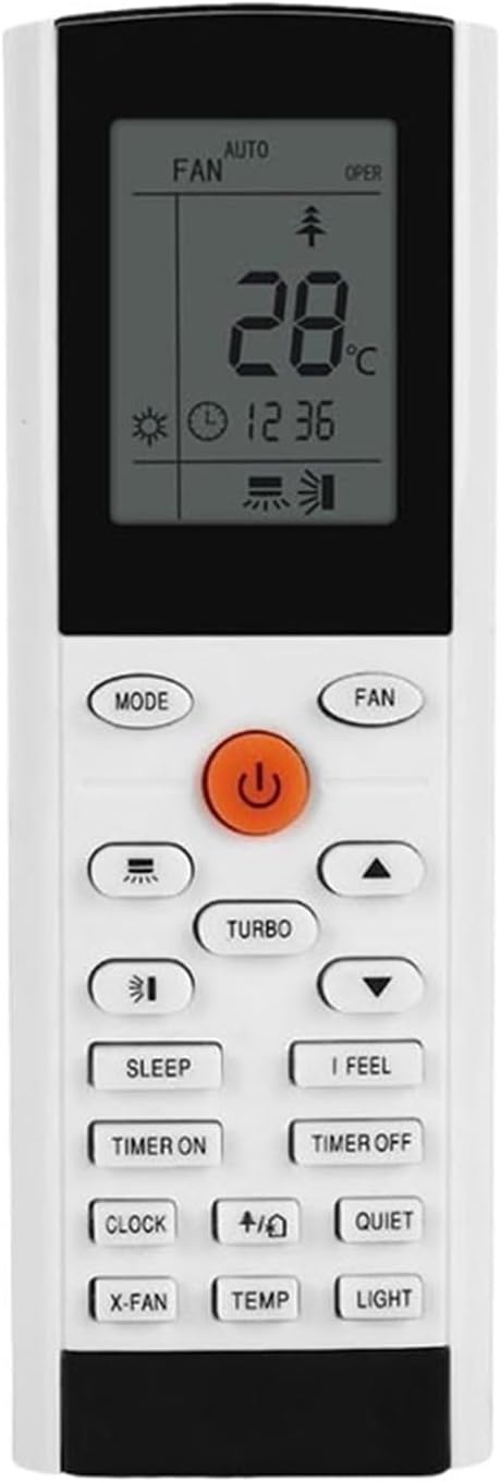 Air Conditioner Remote Control Universal YACIFB,Compatible for Gree ，Compatible for ELECTROLUX， MSHV25D1S AC Fernbedienung