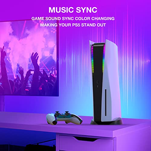 Ps5 Led Light Strip, Juspro Rgb Ring Led Lights Kit Accessories Compatible With Playstation 5 Console Digital Edition & Regular Edition (Led Light) #TOP4
