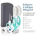 reer BabyCare Babypflegeset, 5teiliges Neugeborenen-Starterset mit Natur-Haarbürste
