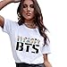 BTS Cute Koop T Shirt Women Summer White Short Sleeve Tops Kawaii Clothes