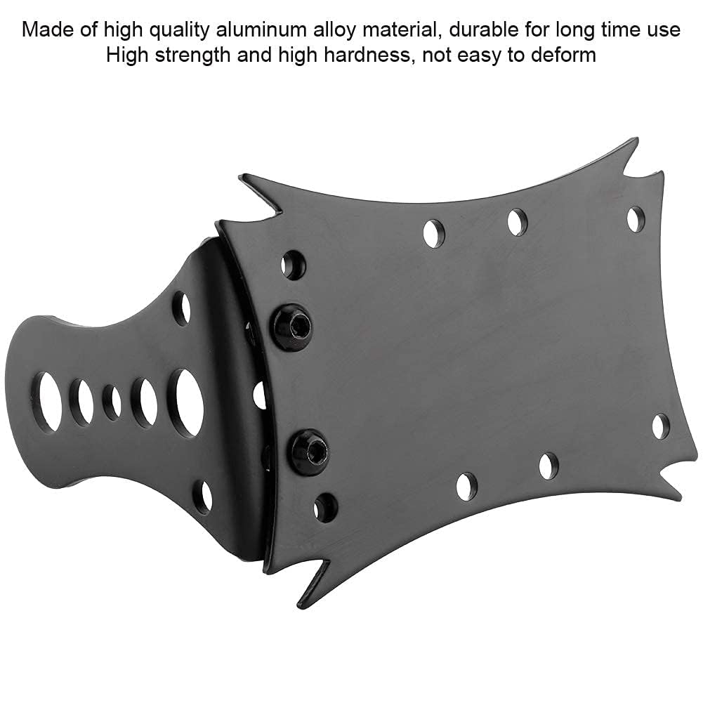 Support Arrière Moto Universel, Porte-Plaque d'Immatriculation Rétro pour Moto, Support de Stationnement pour Garage et Exposition