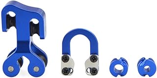 SHARROW Archery Cable Slide Bow String Separator Aluminum MetalÂ D Loop 1/8 3/16 Peep SightÂ Set Compound Bow Accessories (Blue)