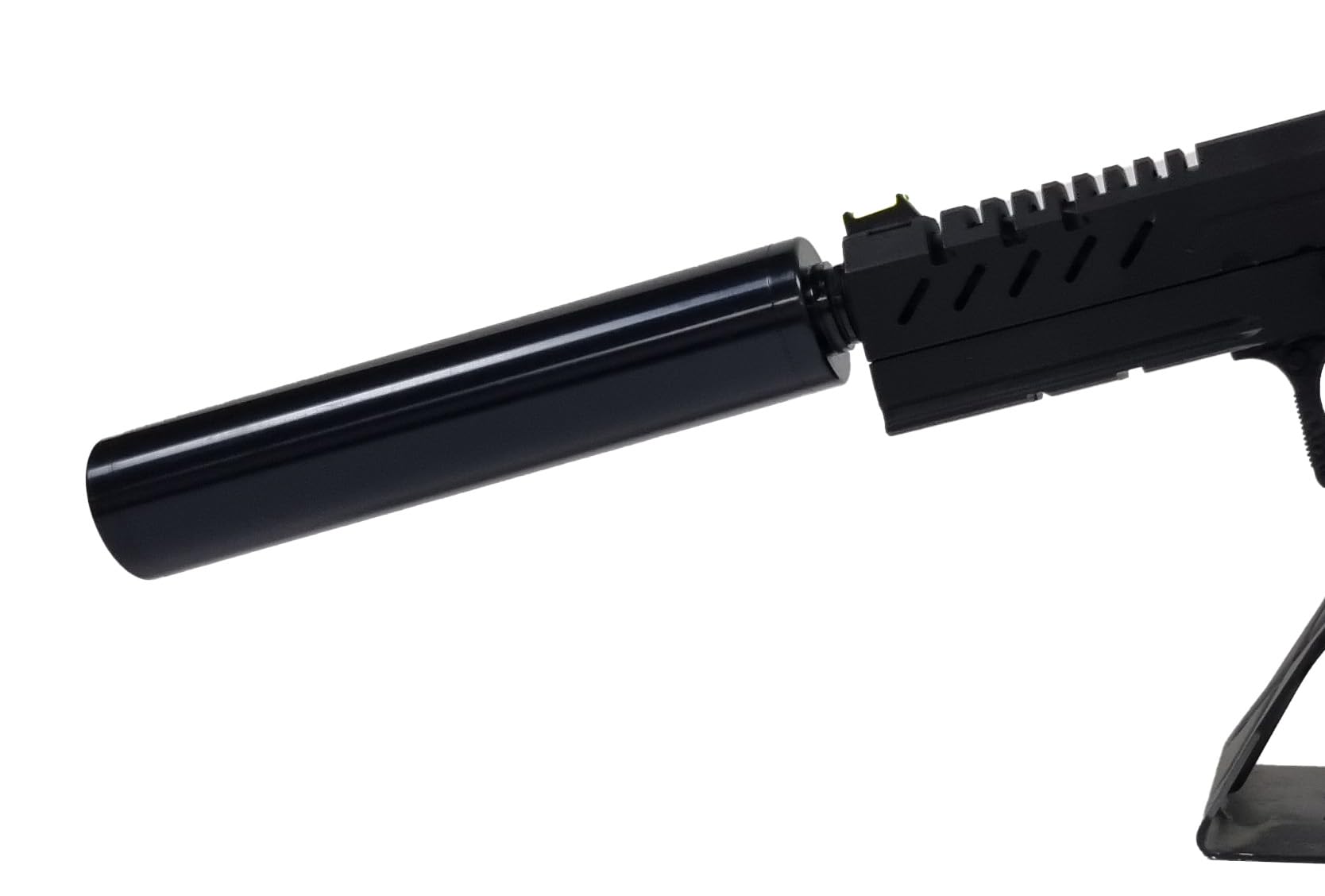 Gen 2 150mm x 30mm Airsoft Silencer/Suppressor Anodised Black with 14mm CCW thread for airsoft pistols and rifles with a 14 mm left hand counter-clockwise thread - Image 4