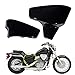 Left Right Glossy Black Battery Cover Compatible with 1999-2007 Honda Shadow VLX 600 VT600C VT600CD Deluxe