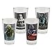 Vandor 99179 Star Wars 4 pc 16 oz Glass Set, Multicolor