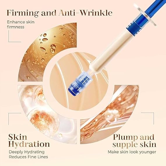 Polypeptide Collagen Elastic Essence Cream,Micro-Molecular Collagen Anti-Wrinkle Lotion,Moisturizing Firming Essence Cream, For Women Face5pcs