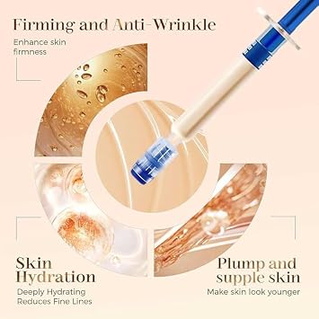 Polypeptide Collagen Elastic Essence Cream,Micro-Molecular Collagen Anti-Wrinkle Lotion,Moisturizing Firming Essence Cream, For Women Face5pcs