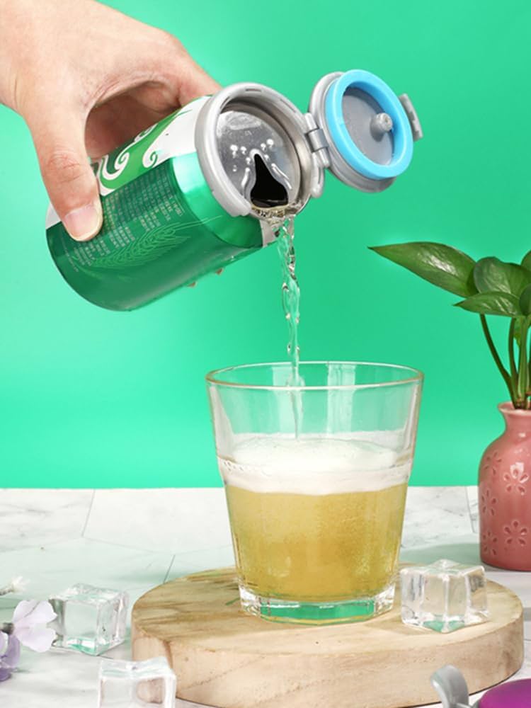 Amazon｜Ladruph 缶キャップ 缶蓋 再利用可能 炭酸飲料水蓋 飲み