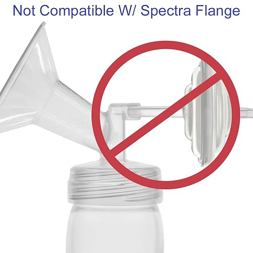 Miniatura 6 de Maymom Protector de reflujo, vástago largo, compatible con bombas Spectra S1, S2 y 9, compatible con bridas Medela y piezas Medela; 2 piezas