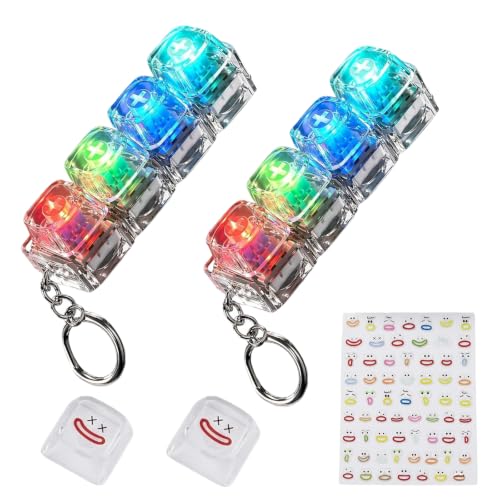 Keyboard Fidget Toy, Keyboard Fidget with LED Lights (2-Pack)