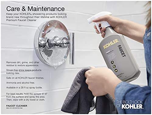 Kohler Avid Valve Trim poignée de douche anti-trace en nickel brossé durable
