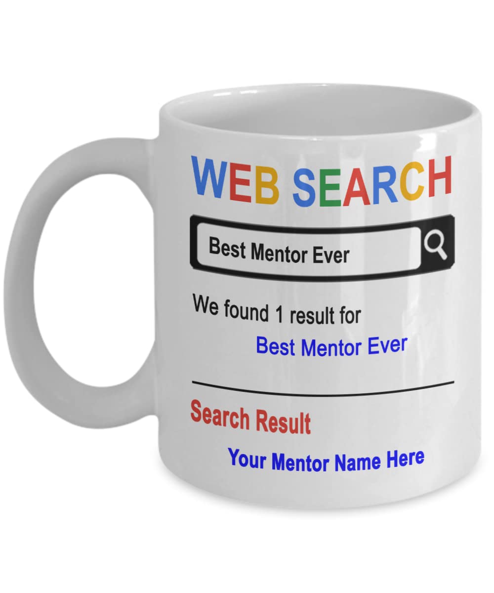 SpreadPassionPersonalized Mug, Best Mentor Ever, Gift for Mentor, Birthday Christmas Basket Gift idea, Custom Mentor Mug