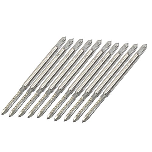 Aexit 10 Pcs Wrenches M2 2mm High Speed Steel HSS Machine Screw Thread Adjustable Wrenches Metric Taps