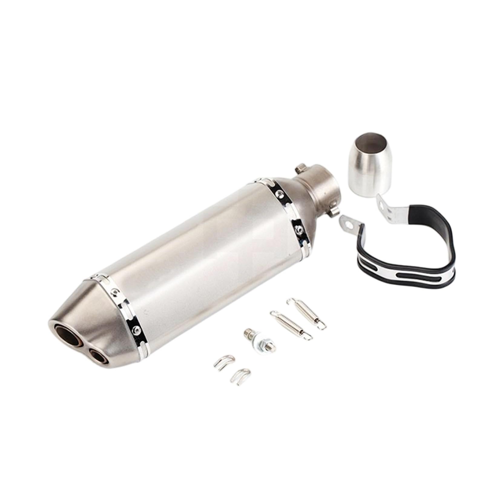 Scarico moto Tubo di Scarico Moto Doppio Foro Lato Sinistro Destro Silenziatore Per FZ1 FZ8 FZ6N R1 R3 R25