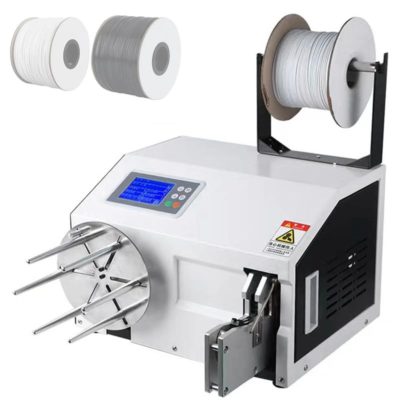 HNBYLMM Máquina eléctrica para torcer Bridas, Máquina automática para enrollar Alambre, Equipo para empaquetar en supermercados Pan Juguetes, Diámetro de empaquetado 5-30 mm B