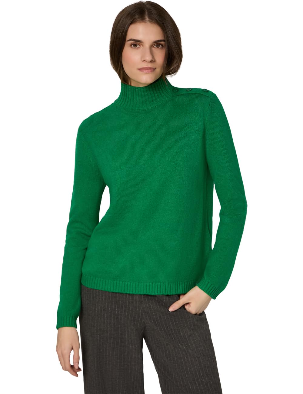 Street One Studio Damen Pullover mit Knopfdetail