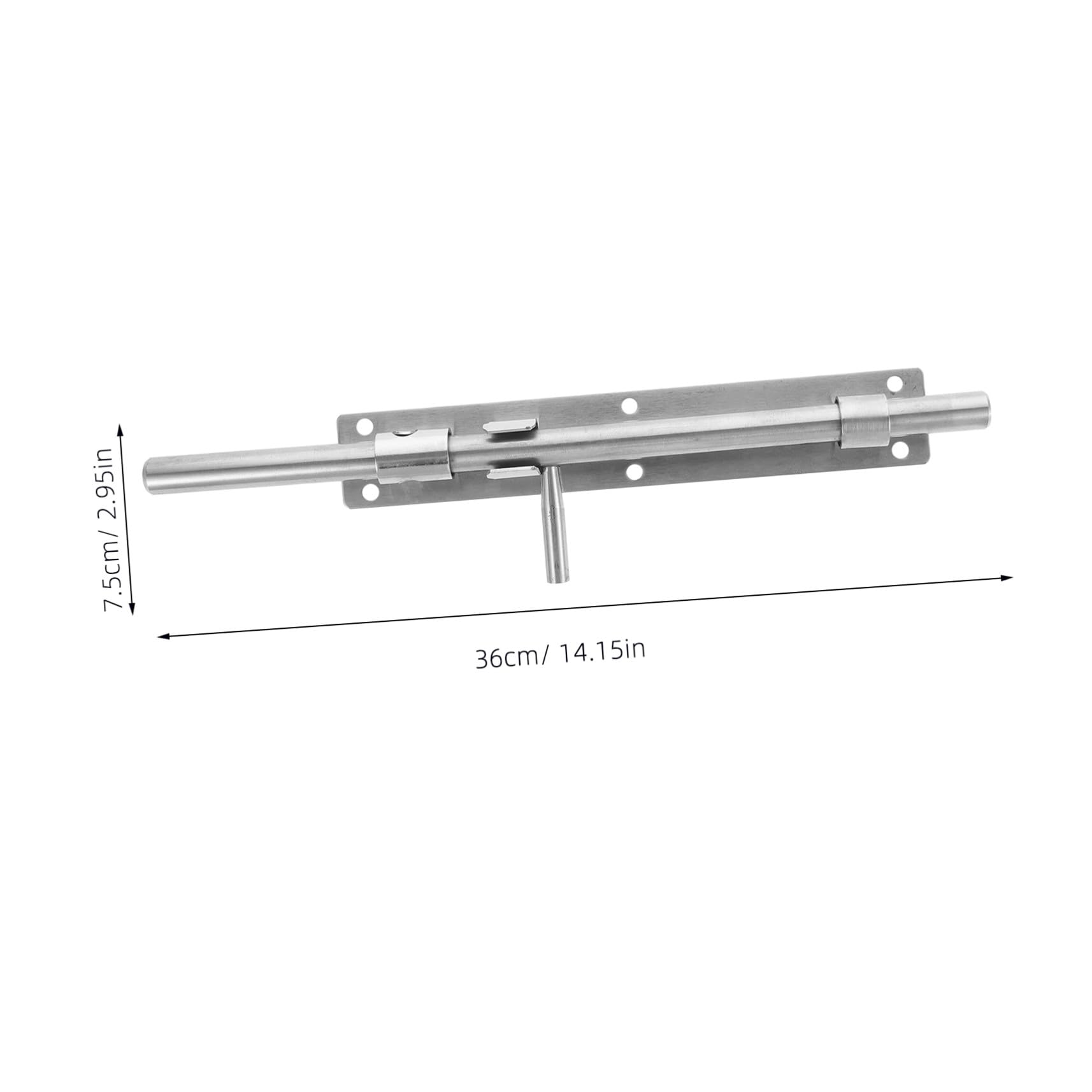 Pestillo de Puerta Corredera Acero Inoxidable Resistente Antidesgaste para Puertas y Portones con Diseño Simple y Duradero