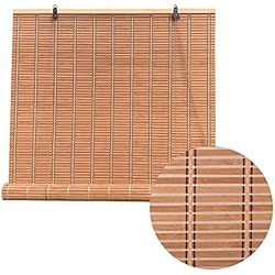 Estor Separador Ambientes Cortina De Bambú para Ventana Y Puerta, Personalizable Rollo Bambú Ventanas, Estor De Bambú Enrollable Persiana, Toldos para Exteriores, Pantallas De Privacidad, Separadores De Ambientes