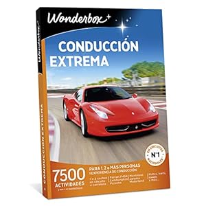 WONDERBOX – Caja Regalo – CONDUCCIÓN Extrema – 3.750 experiencias de conducción para Dos Personas