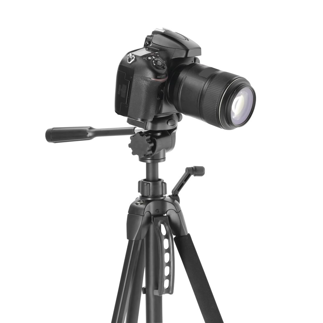 Hama Statyw do kamery Action 153 3D (lekki statyw fotograficzny z uchwytem na telefon komórkowy, tripod o wysokości 60-153 cm, trójnożny statyw z głowicą 3-drożną, statyw do lustrzanki, pasuje do