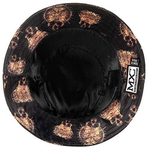 Chapéu Bucket Hat MXC BRASIL Original Caveiras Skull Et Tamanho:Único;Cor:Preto