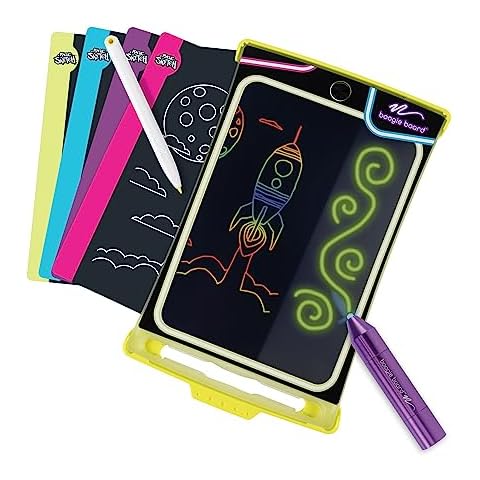 Boogie Board Magic Sketch Reusable Kids Drawing and Writing Activity Kit with Glow in The Dark Drawing Pad, Stylus, Light Pen and Templates, Ages 3+ Cover