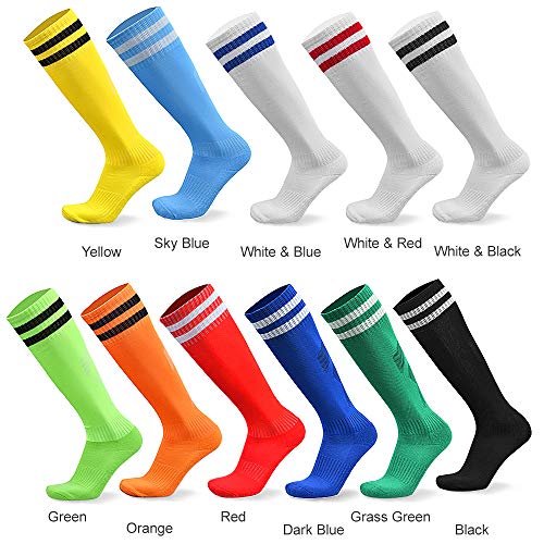 DECDEAL Meias de futebol Footbll respirável antiderrapante meias adultos crianças esportes meias joe