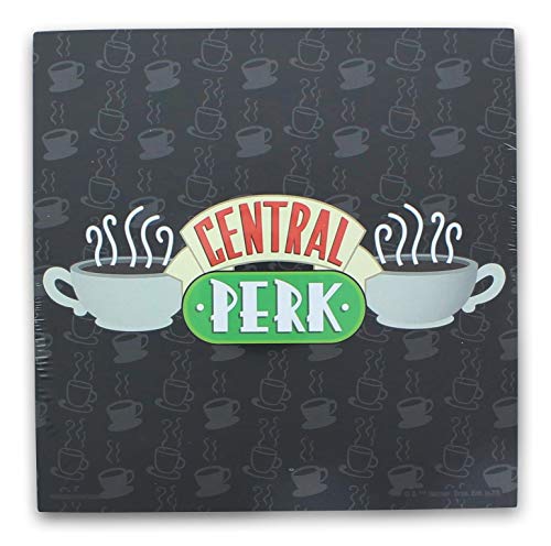 Silver Buffalo Friends Central Perk Logo 6" x 6" x 1.5" Box Wall ...