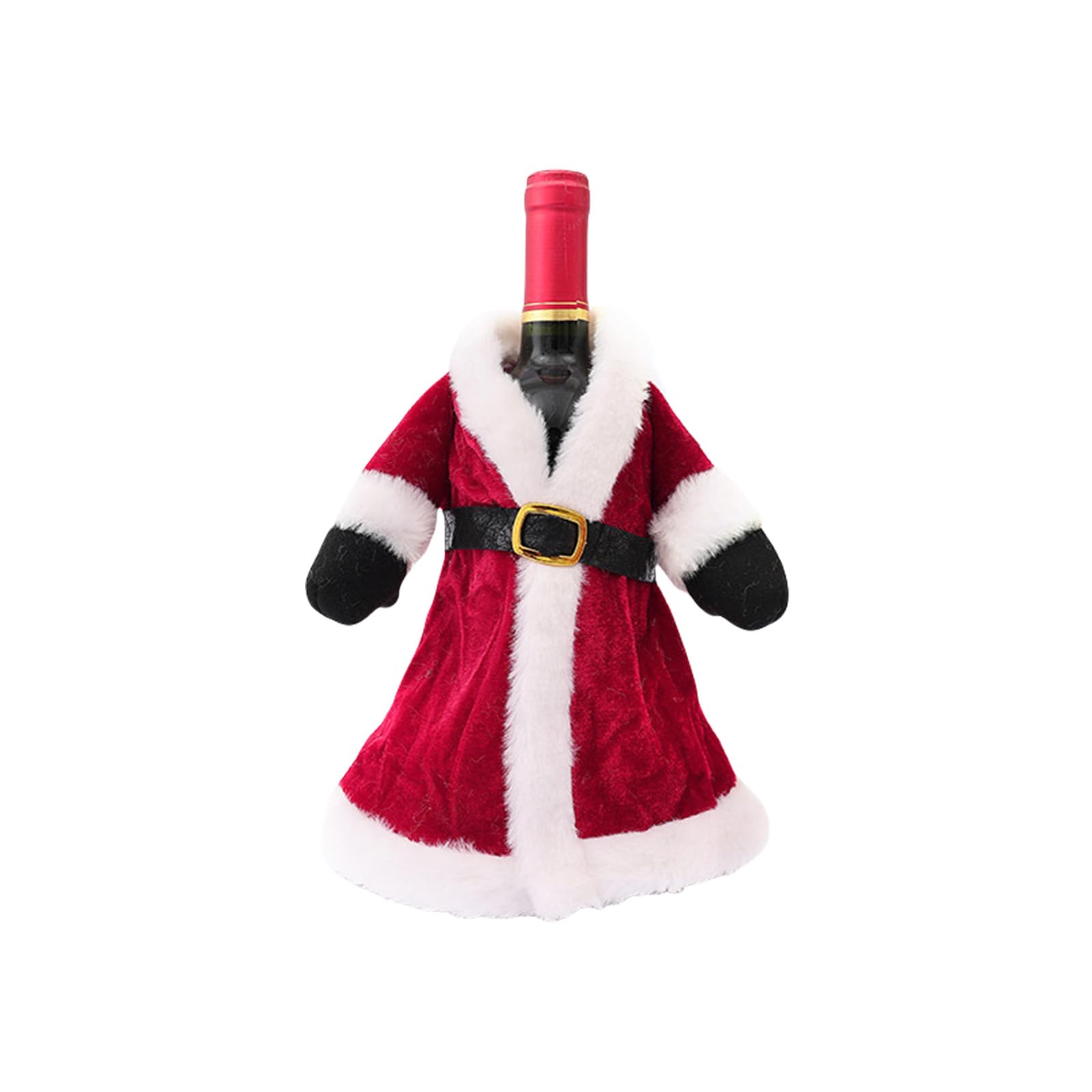 carotoe Efficient Holiday Bottle Dress Protectors User Friendly Fabric Storage Pouches for Seasonal Collectibles Fabric Holiday Ornament Protectors