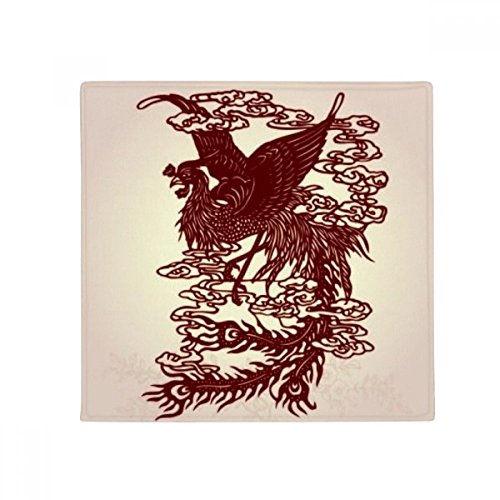 Tapis oiseau phoenix chinois 80cm cadeau idéal décoration maison et cuisine