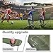 VINGLI Portable Folding Camping Chair with Canopy, Beach Chair with Canopy for Adult, Adjustable Sun Shade for Sport Event, Outdoor, Camping, Fishing-Green