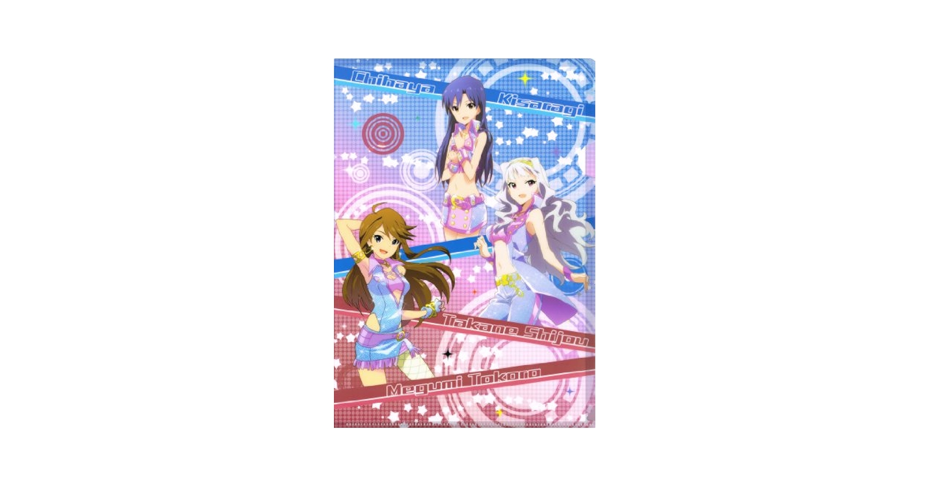 【新品】アイドルマスター ミリオンライブ 1周年記念限定 クリアファイル 限定販売】アイドルマスター ミリオンライブ！ クリアファイル
