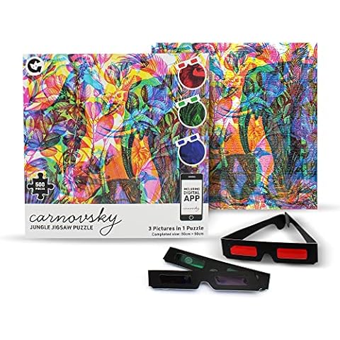 Ginger Fox RGB Jungle 500 Piece Puzzle Cover
