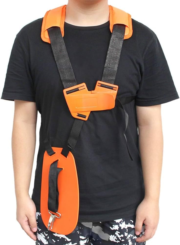 Sadaiv Nipun Brush Cutter Double Shoulder Belt Universal Plastic & Nylon Orange Brush Cutter Compatible Device For GT Shakti Green Garden Double Shoulder Belt with Adjustable-image-22
