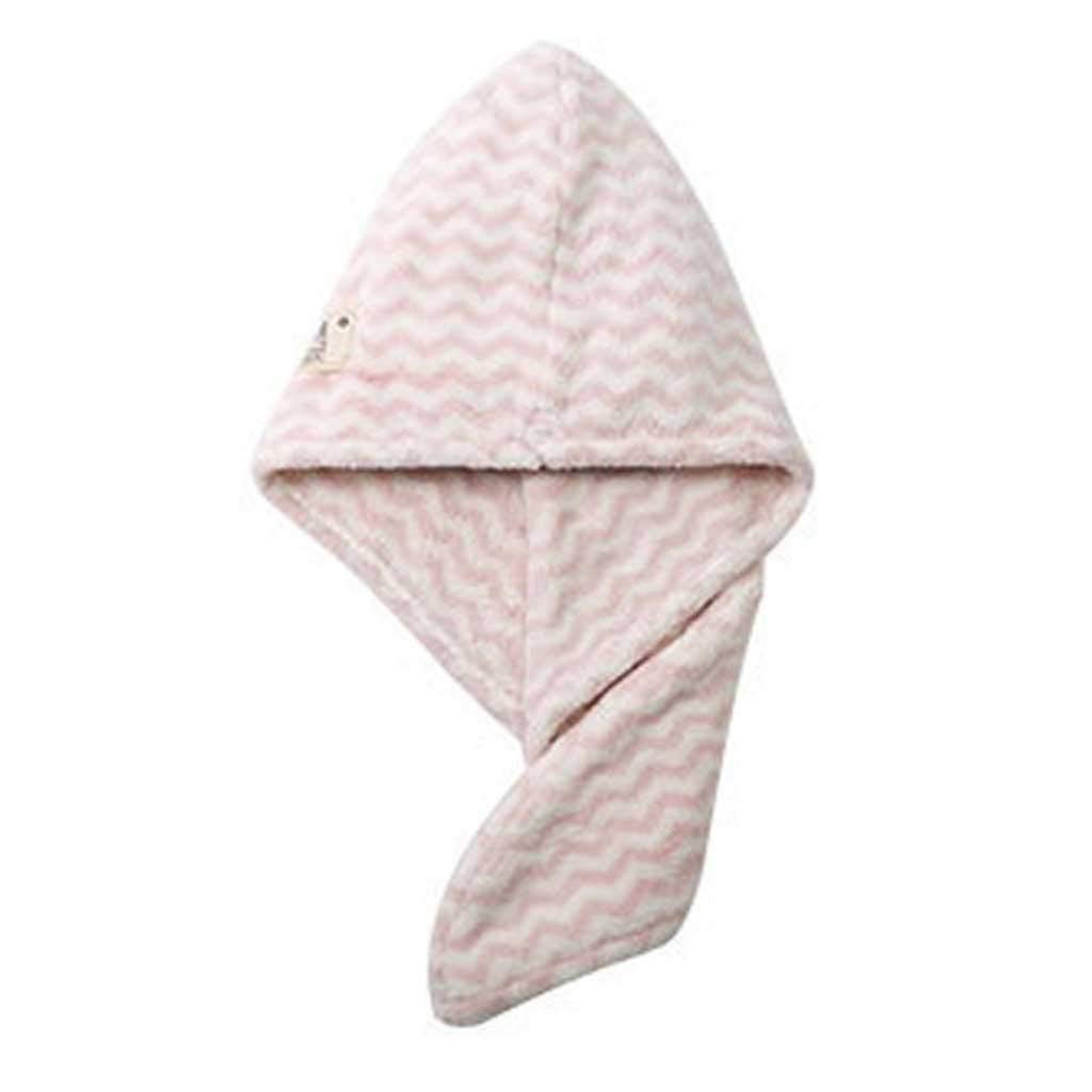 Microfibre After Shower Hair Drying Wrap Womens Girls Lady's Towels Quick Dry Hat Cap Home Bathroom