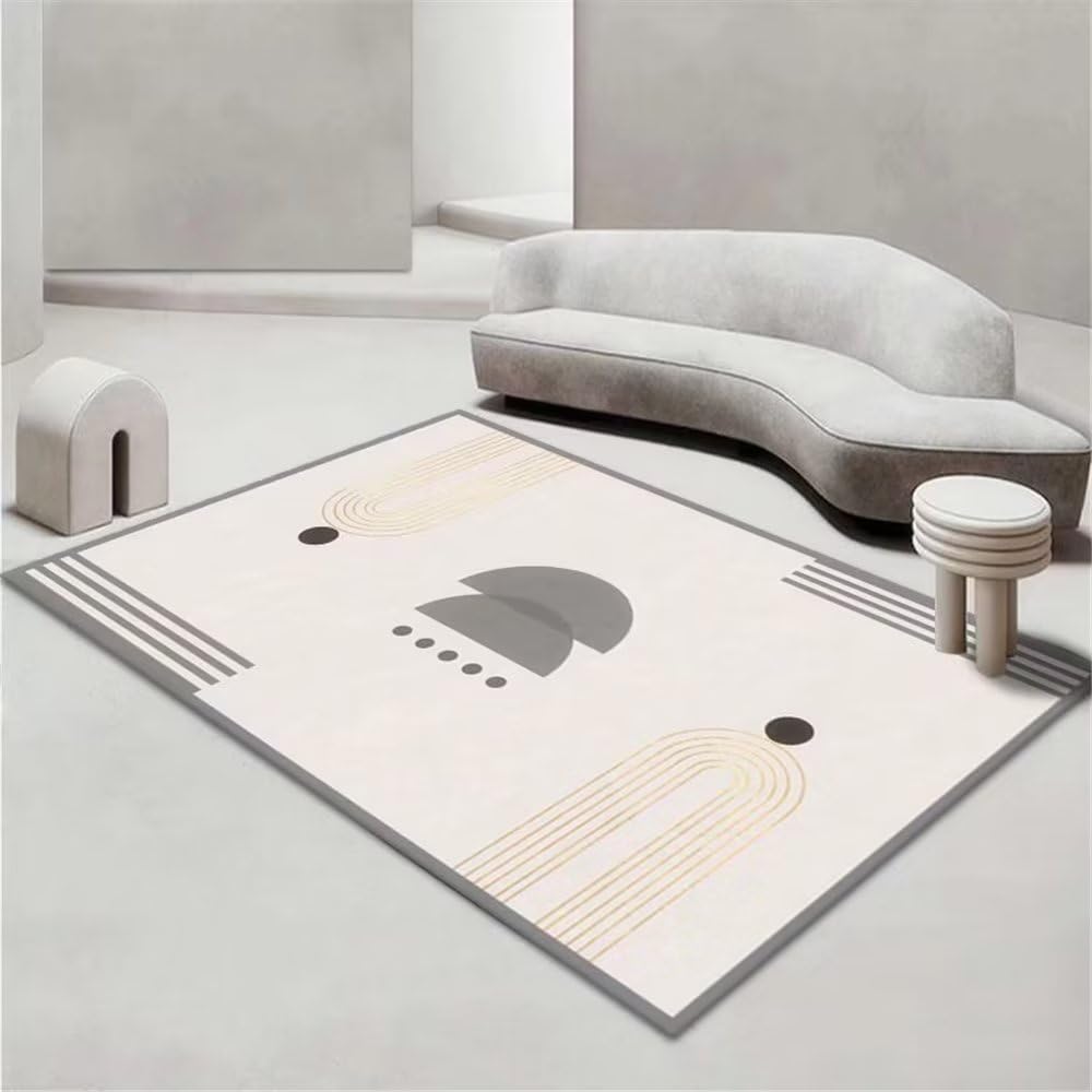 Tapis de sol enfant doux et antidérapant gris minimaliste