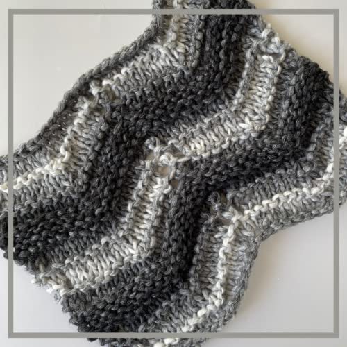 Image of Ombre Encore Chunky Ombre Yarn #5, 3-Pack (507Yds /420G), Black Snowstorm