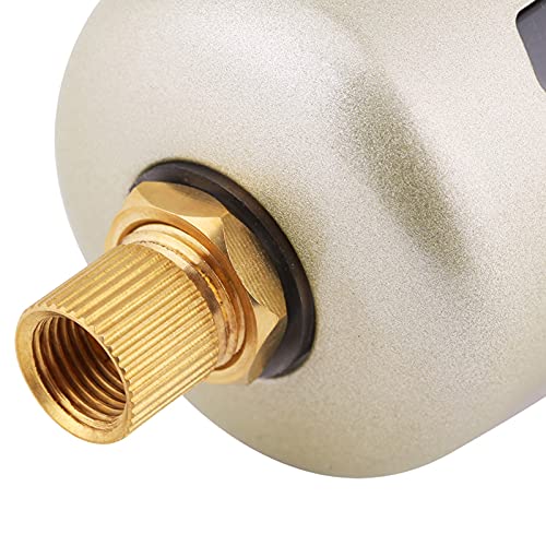 AF3000-03 G3/8-Zoll Druckluftkompressor Wasserfilter Luftabscheider für Kompressor Druckluftfilter Kondensatabscheider Feuchtigkeitsabscheider Ölnebelabscheider Inline-Wasserabscheidung