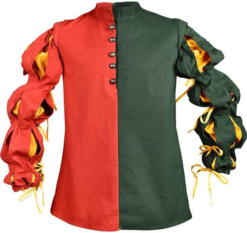 Generic Joerg Landsknecht Doublet Cotton Renaissance Plane Gothic Pirate Cosplay & Theme Party Costume SCA LARP