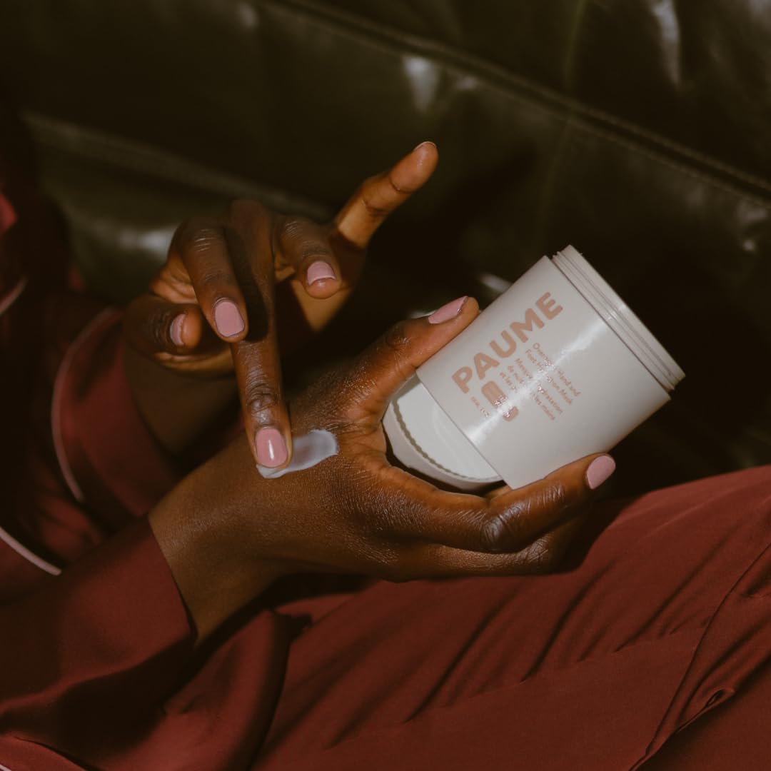 PAUME Overnight Hand and Foot Hydration Mask, Moisturizing Treatment for Dry Hands, Dry, Cracked Feet, Shea Butter, Unscented, Restores Softness & Smoothness, 3.4 oz