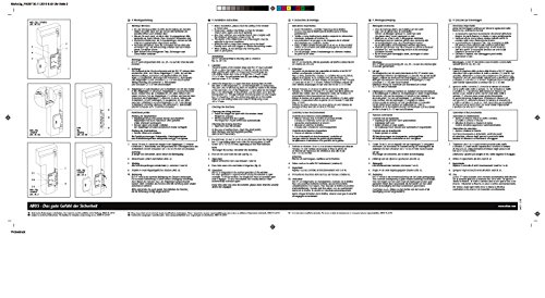 ABUS Scharnierseitensicherung FAS97 - schlüssellose Fenstersicherung für die Scharnierseite von Fenster, Terrassentür und Balkontür - Einbruchschutz gegen Aufhebeln - verdeckt montierbar - weiß