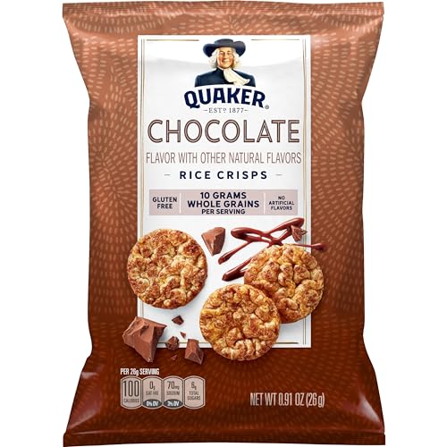 Image of Quaker Rice Crisps, Gluten Free, Chocolate, 0.91 Oz, 30 Count