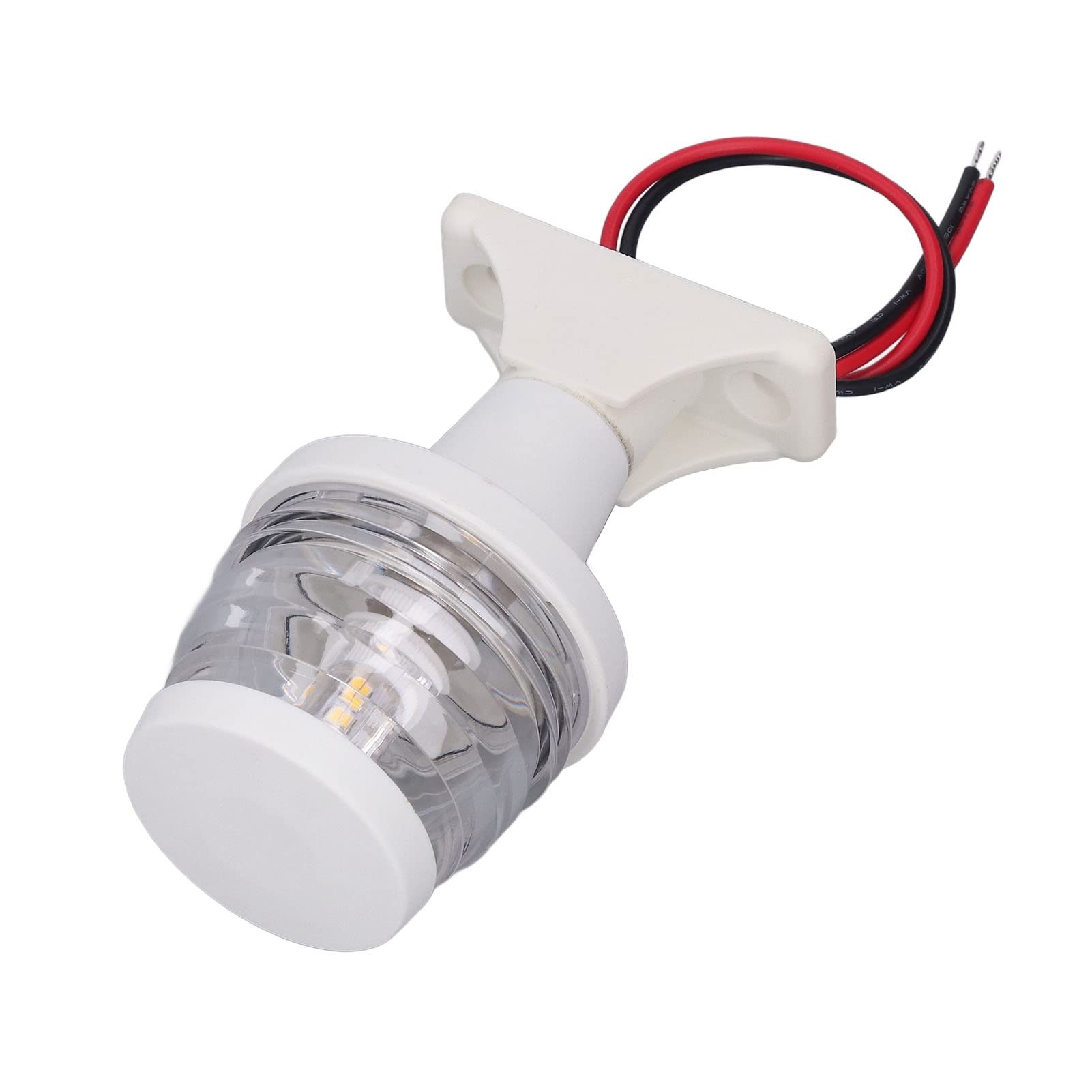 EVTSCAN 4 Inch White LED Marine Navigation Anchor Light 360 Degree All Around IP65 250LM Anchor Light DC10 24V