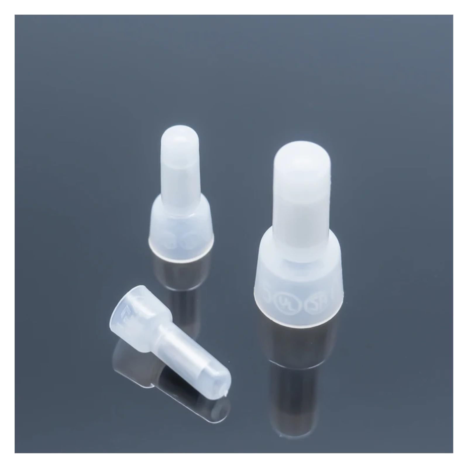 POWTAXBJGD Nylon Insulated Closed End Caps Connector Use for AWG22-10 Wire End Terminal Pressure Line Car Cable Crimp Splice Sleeve(100Pcs CE2,1/2